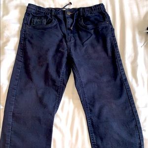 Navy blue jeans